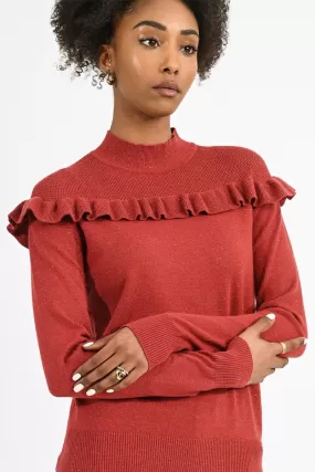 Autumn Ruffle Sweater