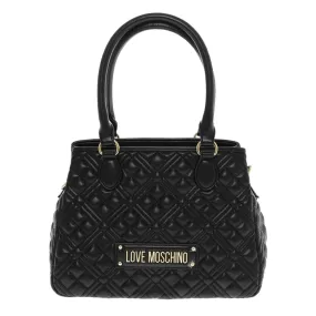 Borsa Donna a Spalla con Tracolla LOVE MOSCHINO linea Quilted colore Nero JC4170