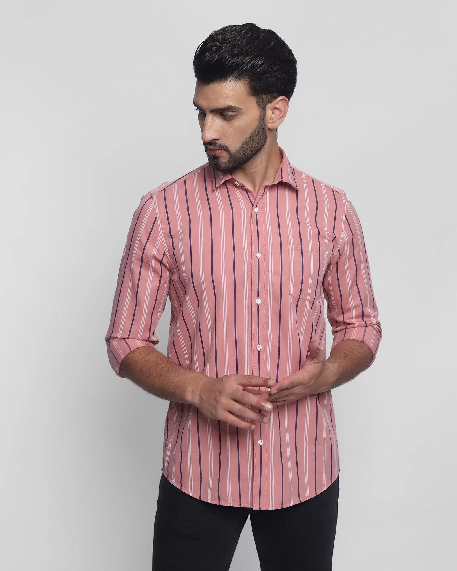 Casual Pink Striped Shirt - Play