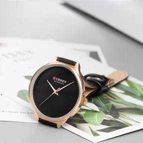 Curren Lady Leather Strap Watch