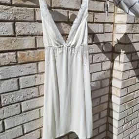 Eberjey Rosalia Chemise in Ivory  S1974