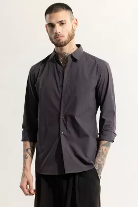 Elegant Monotone Dark Grey Shirt