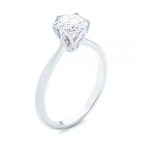 Elegant Solitaire Engagement Ring [Setting Only] - EC001