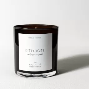 Kittyrose Luxury Candle with White Pepper and Rose