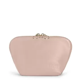 KUSSHI | Blush Pink Leather Makeup Bag