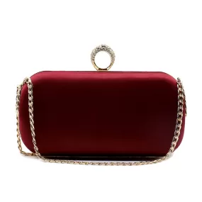 Maroon Fancy Clutch C00C20211