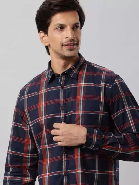 Men Checked Full Sleeve Cotton Shirt