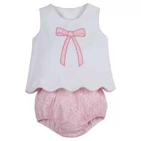 Odette Diaper Set - Pink Vinings