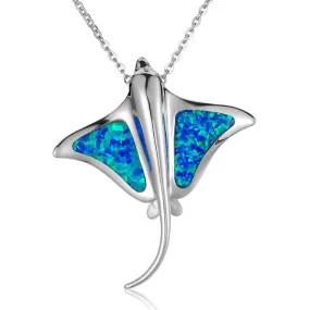 Opal Eagle Ray Pendant