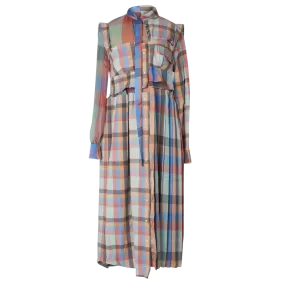 Plaid Dress - Multicolor