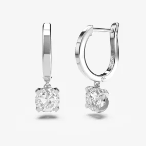 Signature C Solitaire Earrings