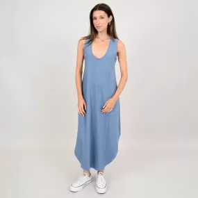 Sky Scoop Neck | Tank Dress